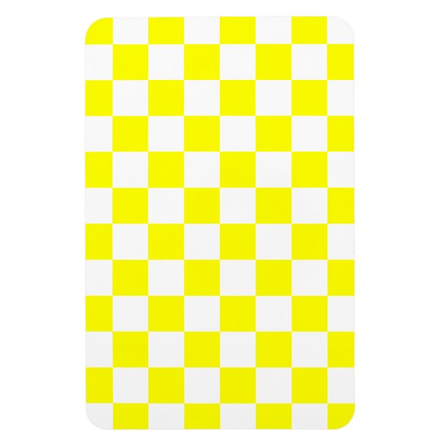 Ímã Amarelo Xadrez (Vertical)