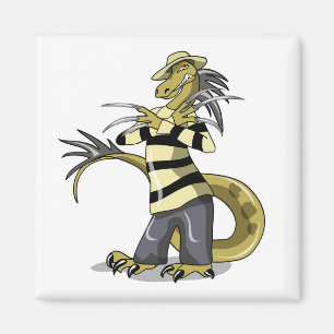 Imã Amargasaurus Sendo Freddy Krueger.