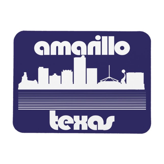 Ímã Amarillo Texas (Horizontal)