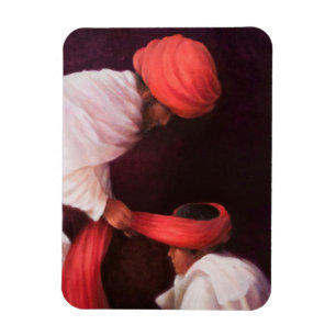 Ímã Amarrando um turbante 2010