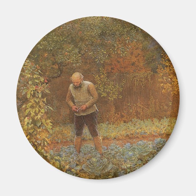 Imã Amateur (Coachman & Cabbages) por Frederick Walker (Frente)