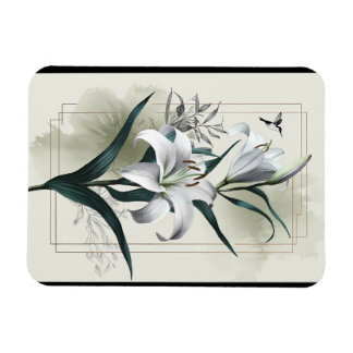 Ímã Amazon Lily Art - Estilo Dourado e Escandi