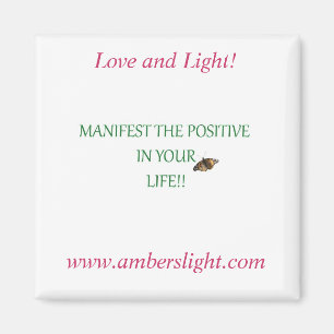 Imã Ambers Love e Light Frig Magnet!