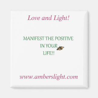 Imã Ambers Love e Light Frig Magnet!