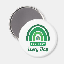 Imã Ambientalismo Verde Arco-Íris Dia da Terra Todos o