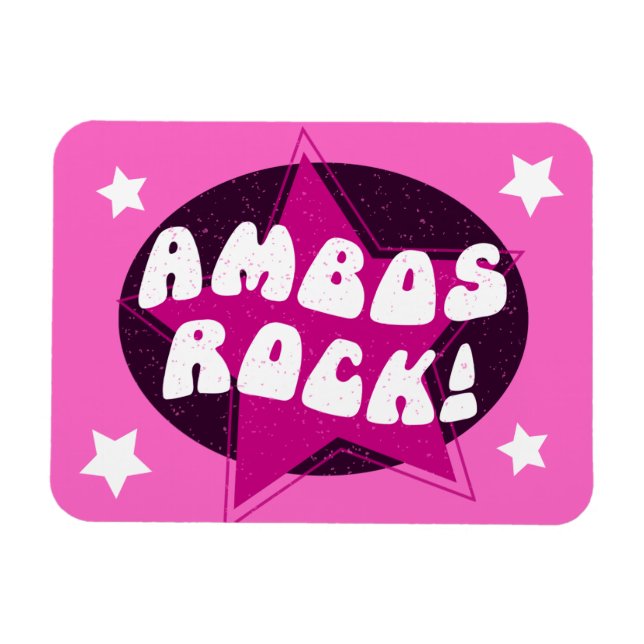 Ímã Ambo Driver Rock Funny Pink (Horizontal)