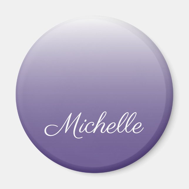 Imã Ambre ultra violeta personalizada de gradiente (Frente)