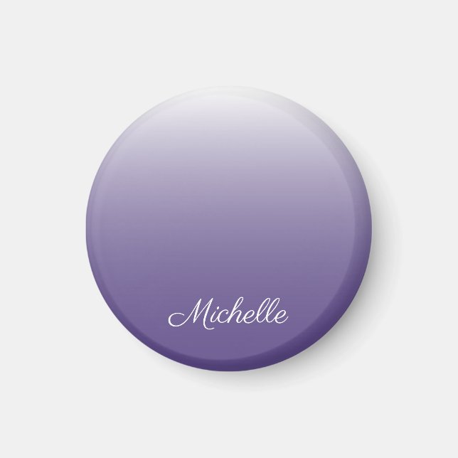 Imã Ambre ultra violeta personalizada de gradiente (Frente)