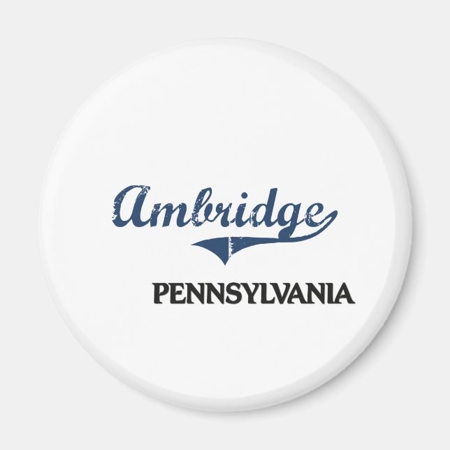 Imã Ambridge Pennsylvania City Classic (Frente)