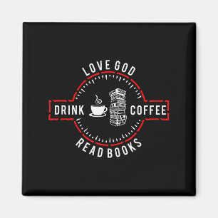 Imã Ame a Deus Beba Café Leia Livros
