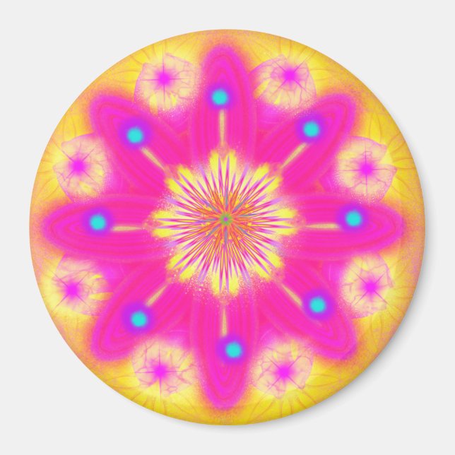 Imã Ame a energia pela flor da energia (Frente)