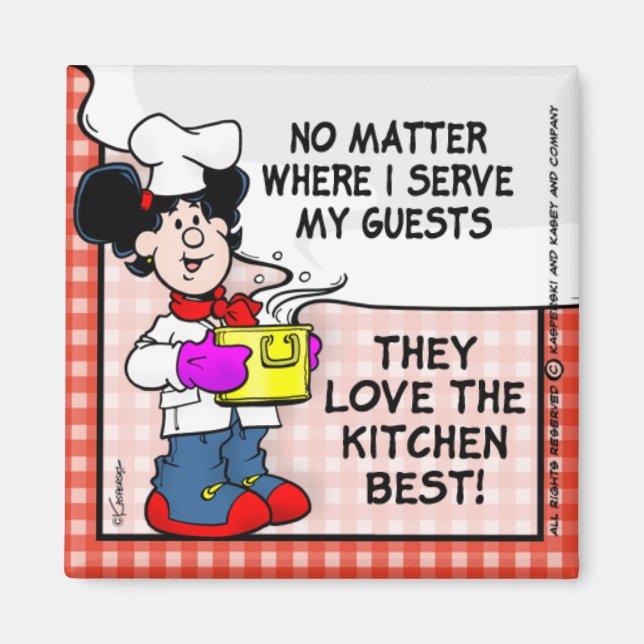 Imã Ame A Melhor Cozinha (Frente)