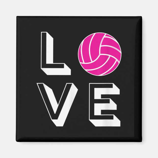 Imã Ame Garotas de Voleibol Gráfico de Presente de Ani (Frente)