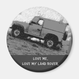 Imã Ame-me. Ame meu Land Rover.