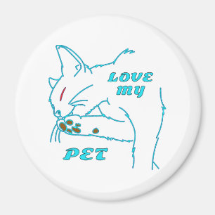 IMÃ AME MEU GATO DE AQUA