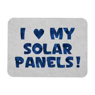 Ímã Ame meus painéis solares