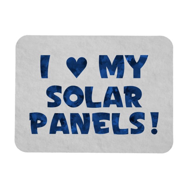 Ímã Ame Meus Painéis Solares (Horizontal)