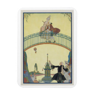 Ímã Ame na ponte, ilustração para 'Fetes Galant