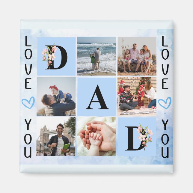 Imã Ame-O A Colagem Personalizada De Fotografias - Per (Frente)