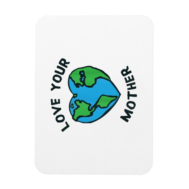 Ímã Ame o Coração da Mãe Terra (Vertical)