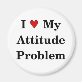 Imã Ame O Meu Problema De Atitude Magnet