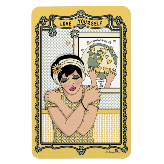 Ímã Ame-se_C_4x6 Frigerador Magnet (Vertical)