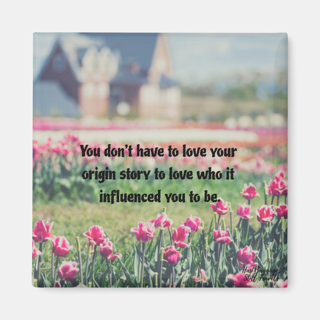 Imã Ame-Se Um Magneta De Citação (Frente)