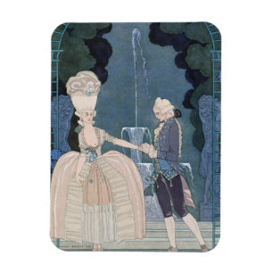 Ímã Ame sob a fonte, ilustração para 'os Fetes G