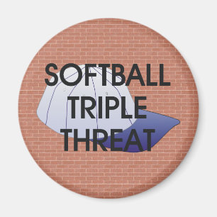 Imã Ameaça SUPERIOR triplicar-se do softball