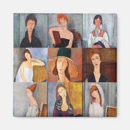 Imã Amedeo Modigliani - Colagem de Obras-Domésticas
