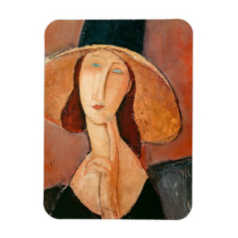 Ímã Amedeo Modigliani - Jeanne Hebuterne em Grande Cha