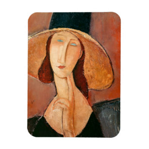 Ímã Amedeo Modigliani - Jeanne Hebuterne em Grande Cha