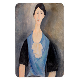Ímã Amedeo Modigliani - Jovem Mulher de Azul