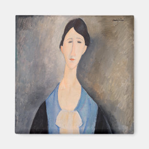 Imã Amedeo Modigliani - Jovem Mulher de Azul