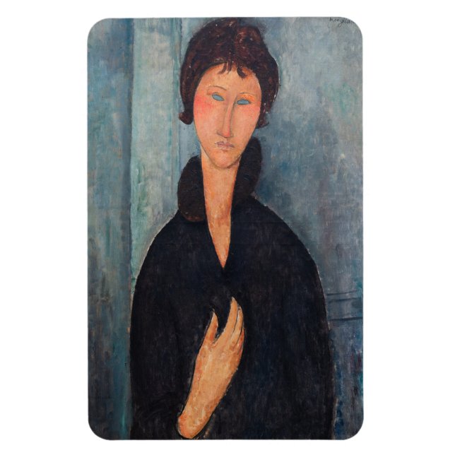 Ímã Amedeo Modigliani - Mulher com Olhos Azuis (Vertical)