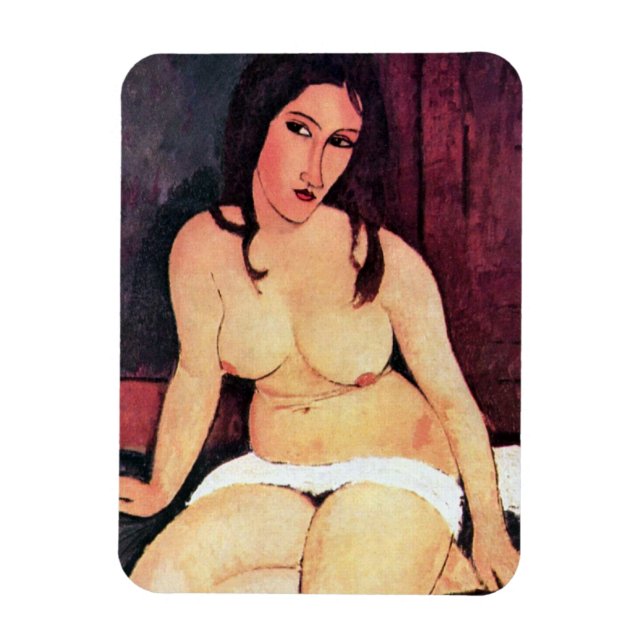 Ímã Amedeo Modigliani - Mulher Sentada (Vertical)