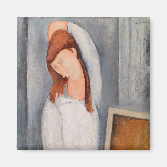 Imã Amedeo Modigliani - Retrato Jeanne Hebuterne #1 (Frente)