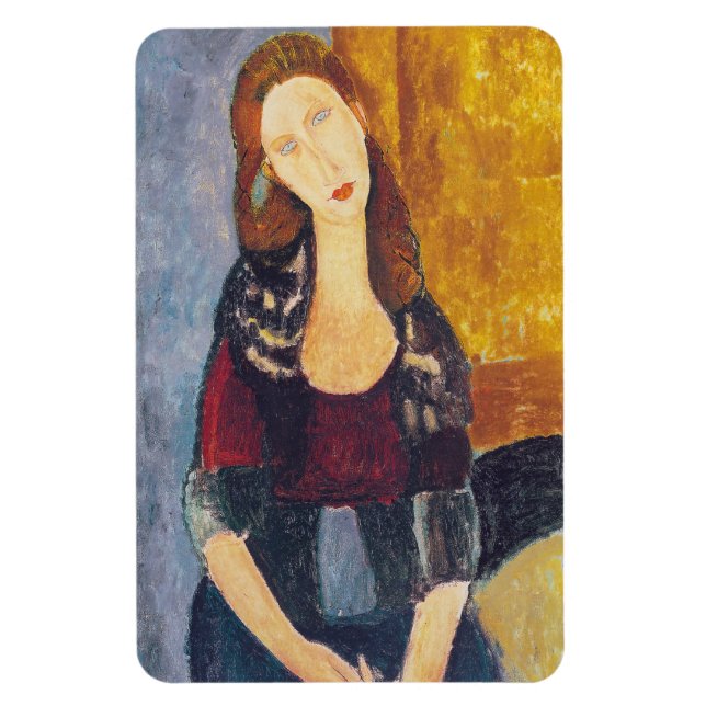 Ímã Amedeo Modigliani - Retrato Jeanne Hebuterne #2 (Vertical)