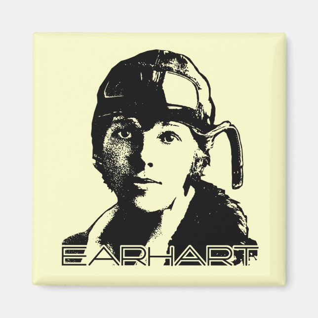 Imã Amelia Earhart (Frente)