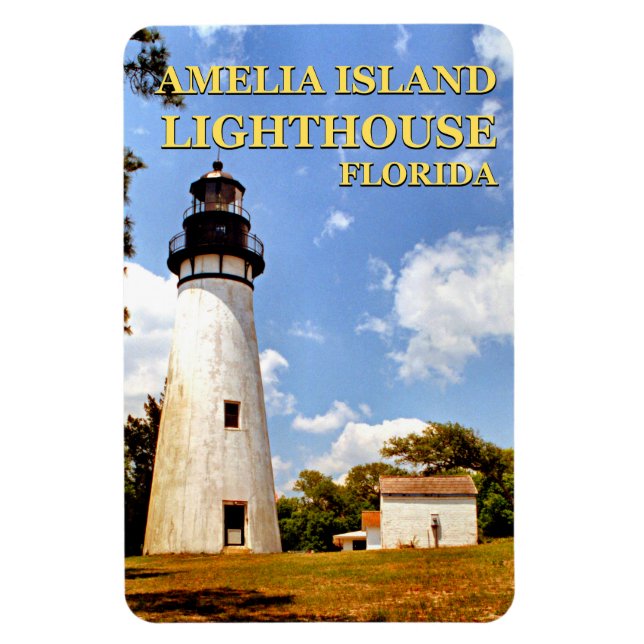 Ímã Amelia Island Lighthouse, Flórida Flexi Magnet (Vertical)
