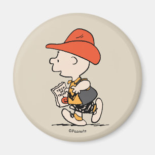 Imã Amendoins Charlie Brown Cowboy Halloween