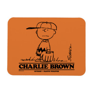 Ímã Amendoins   Charlie Brown Jogando Bola