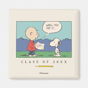 Imã Amendoins Charlie Brown Snoopy Bem Você Fez Isso G