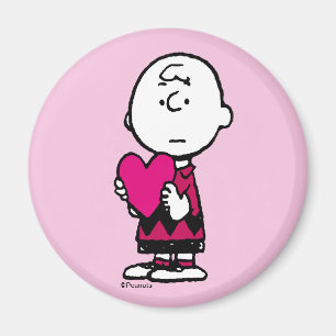 Imã Amendoins DIA DE OS NAMORADOS Heart Charlie Br