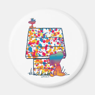 Imã Amendoins   Esnoopia E Pintor Arco-Íris