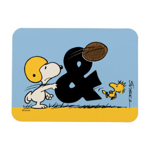 Ímã Amendoins   Futebol Snoopy & Woodstock
