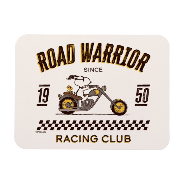 Ímã Amendoins | Guerreiros Rodoviários Snoopy & Woodst (Horizontal)