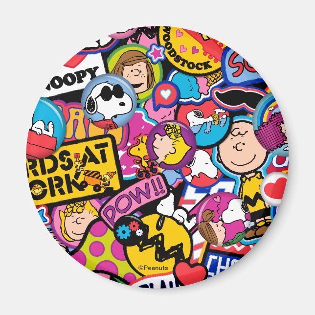 Imã Amendoins | Padrão de patch de fita mista (Frente)