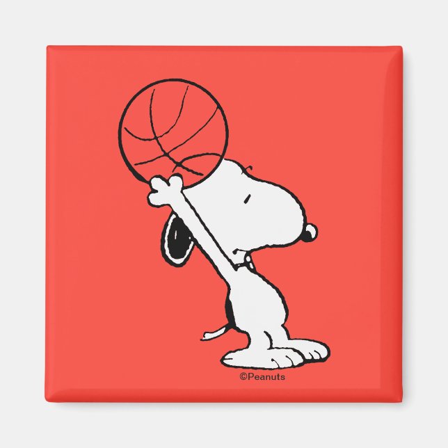 Imã Amendoins | Snoopy Basball Hoop Shot (Frente)