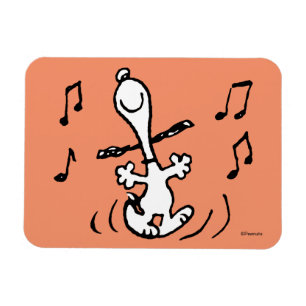 Ímã Amendoins   Snoopy Dancing